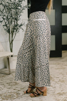 Follow the Flow Wide Leg Leopard Print Bottoms - Charming Charlie
