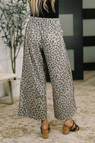 Follow the Flow Wide Leg Leopard Print Bottoms - Charming Charlie