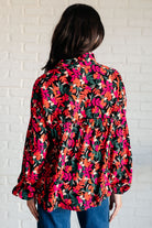 Francophile Ruffle Detail Button Up - Charming Charlie