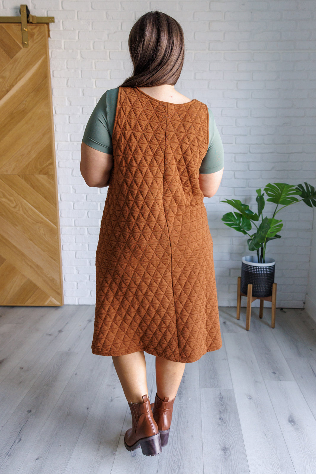 Free Falling Quilted Midi Dress - Charming Charlie