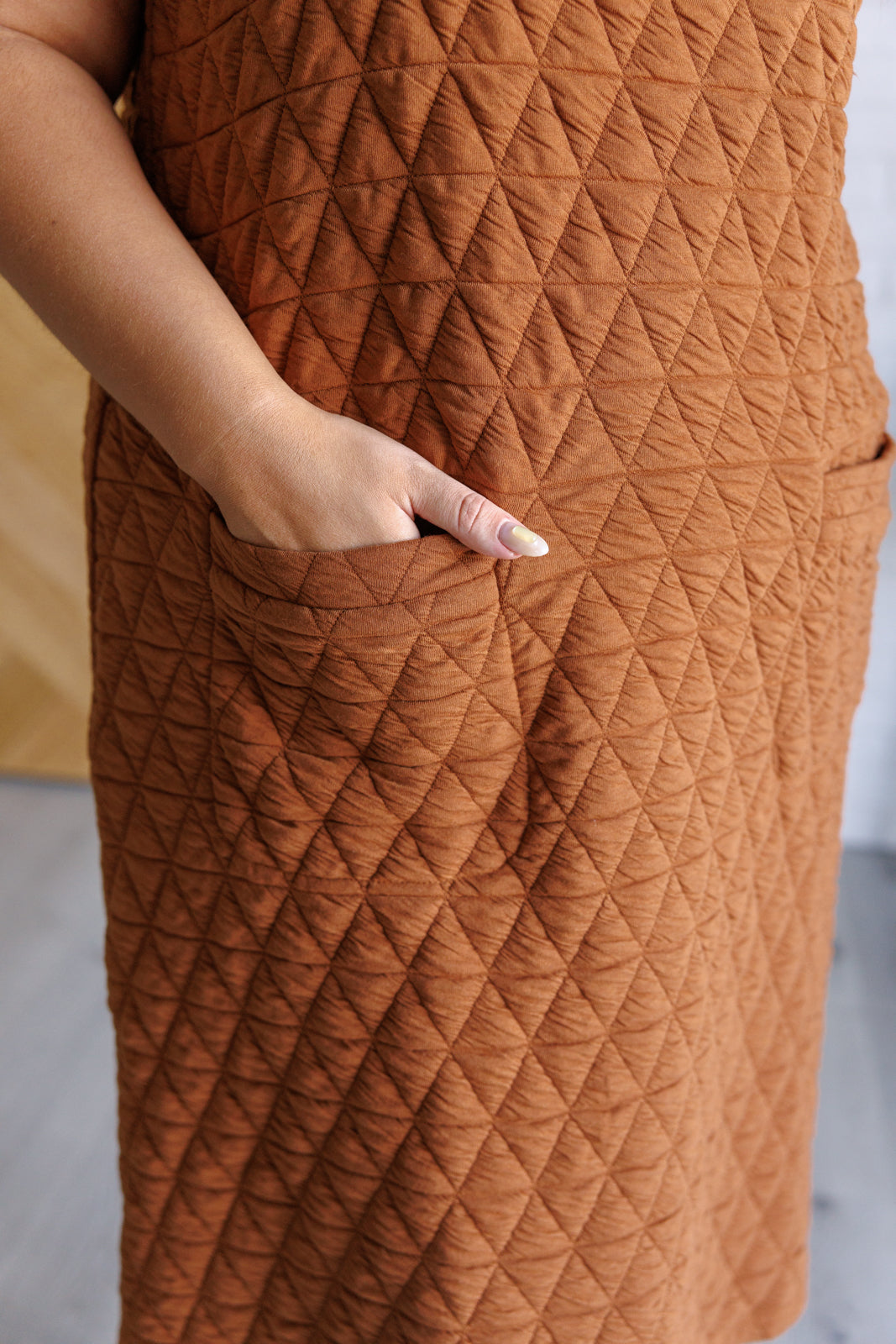 Free Falling Quilted Midi Dress - Charming Charlie