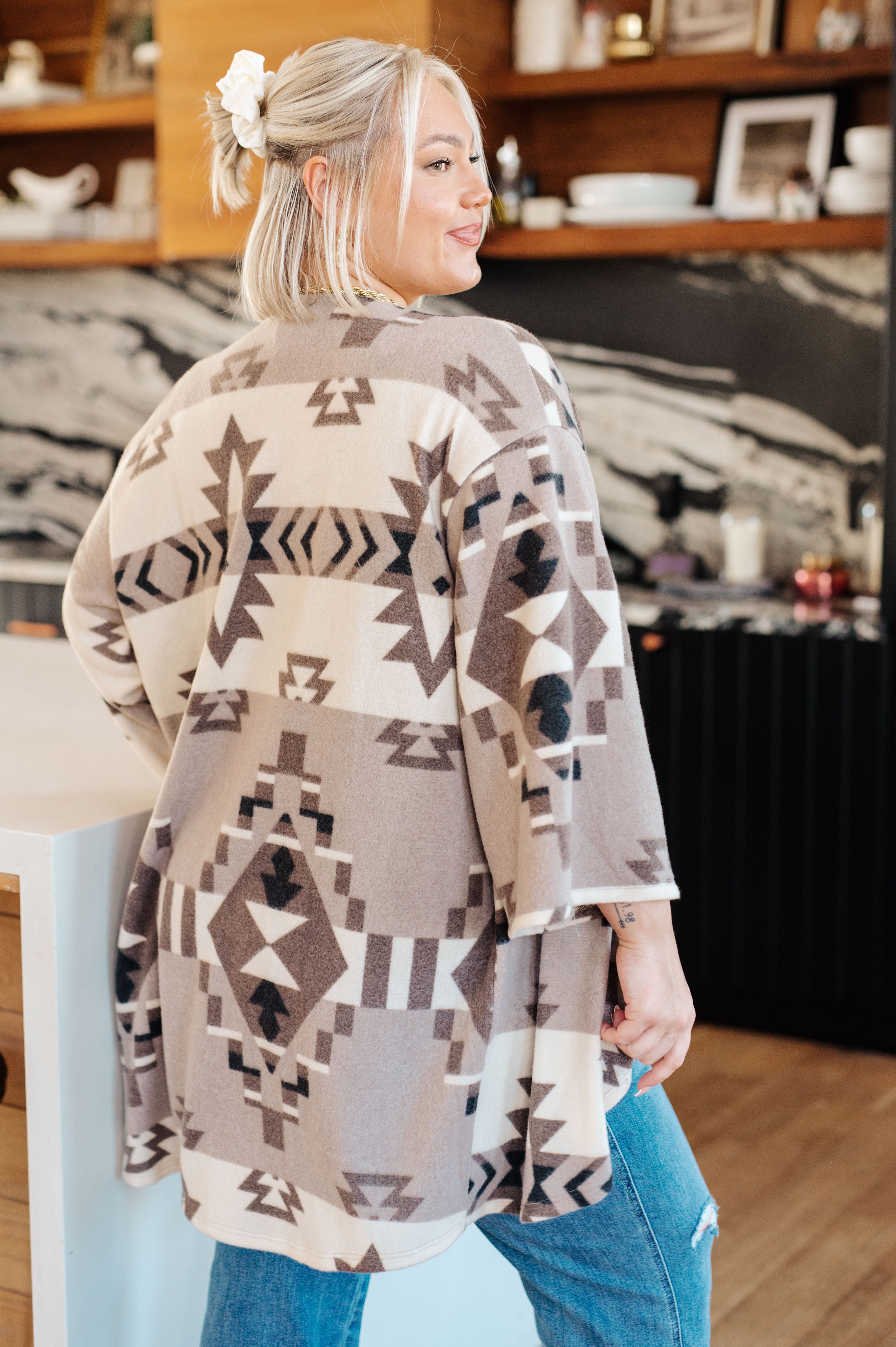 Full of Character Blanket Kimono - Charming Charlie