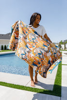 Luxury Beach Towel in Bird Of Paradise - Charming Charlie