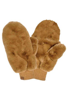 Dark_Camel CC Faux Fur Mittens With Shepherd Lining,&nbsp;are a smart, eye-catching, and attractive addition to your outfit. These trendy gloves keep you absolutely warm and toasty in the winter and cold weather outside. Accessorize the fun way with these gloves.&nbsp;It's the autumnal touch you need to finish your outfit in style. A pair of these gloves will be a nice gift for your family, friends, anyone you love, and even yourself.