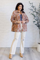 Gather Round Aztec Shacket - Charming Charlie