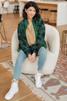 High Perspective Geometric Fleece Jacket - Charming Charlie