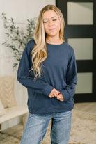 Genuine Interest Long Sleeve Top - Charming Charlie