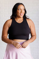 Get Moving Racer Back Crop Tank - Charming Charlie