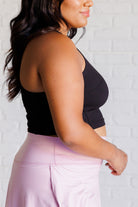 Get Moving Racer Back Crop Tank - Charming Charlie