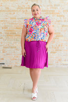 Get Out of Town Ruffle Sleeve Top - Charming Charlie