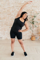 Getting Active Biker Shorts in Black - Charming Charlie