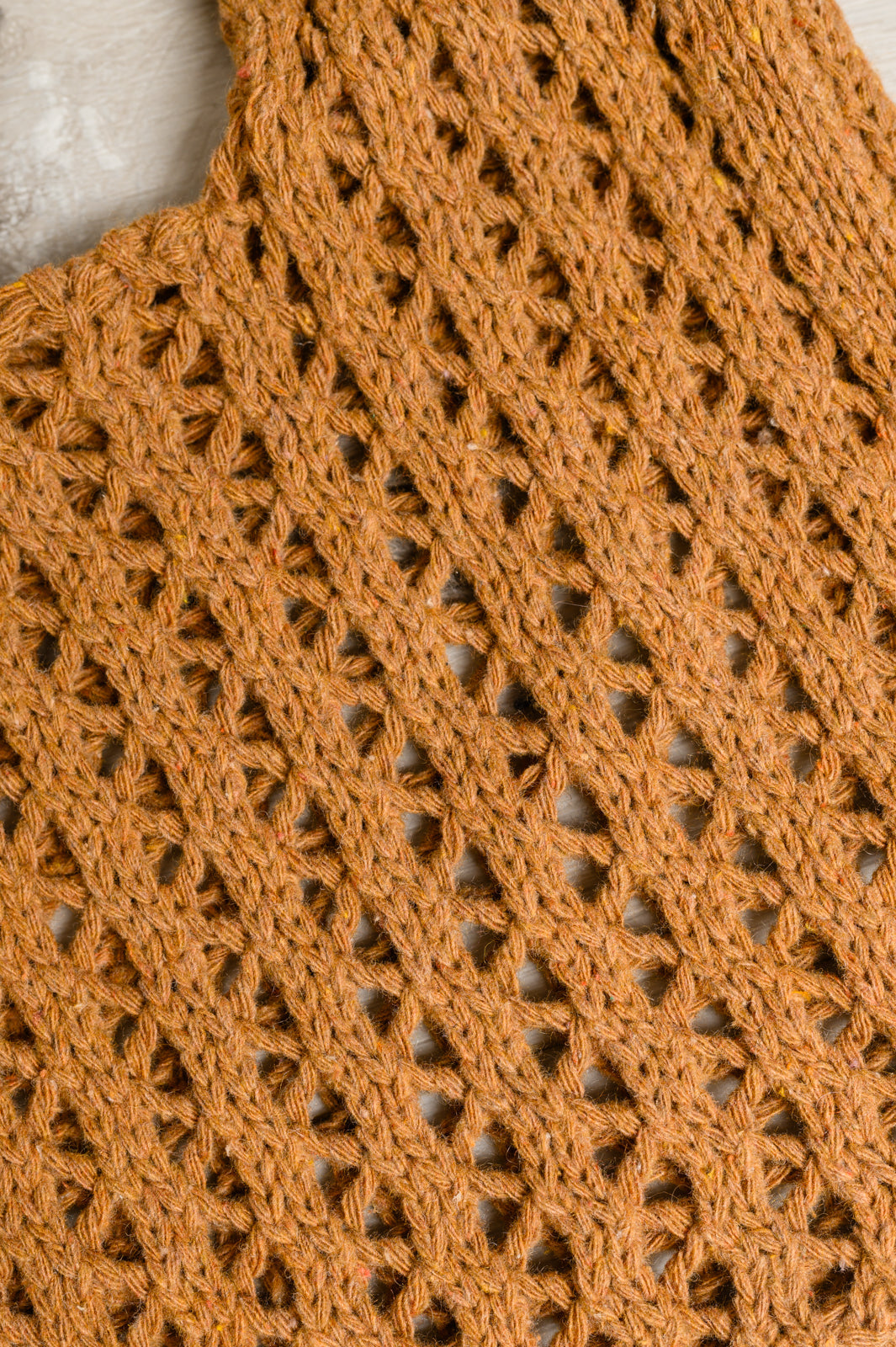 Girls Day Open Weave Bag in Tan - Charming Charlie