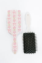 Girly Girl Bow and Floral Hair Brush - Charming Charlie