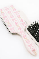 Girly Girl Bow and Floral Hair Brush - Charming Charlie