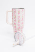 Girly Girl Bow and Floral Tumbler - Charming Charlie