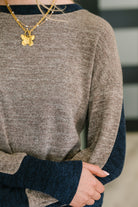 Give Me a Call Color Block Pullover - Charming Charlie