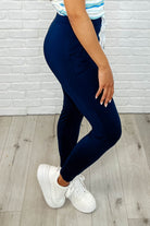 Giving the Run Around Joggers in Navy - Charming Charlie