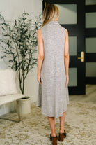 Glam Dress and Cardigan Set in Chocolate - Charming Charlie