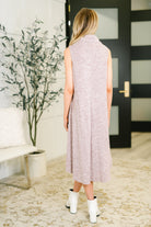 Glam Dress and Cardigan Set in Wine - Charming Charlie