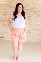 Go With It High Rise Striped Shorts - Charming Charlie