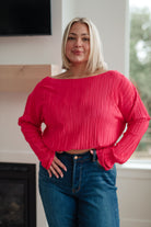 Going Out Plisse Top - Charming Charlie