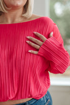 Going Out Plisse Top - Charming Charlie