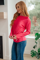 Going Out Plisse Top - Charming Charlie