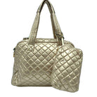 2-in-1 Large Quilted Tote Bag with Pouch - Charming Charlie
