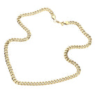 Gold 6 diamond cut stainless steel chain necklace is a versatile and durable accessory, designed to add a touch of sophistication to any outfit. With its 6.2mm width and 20 inch length, it offers a sleek and stylish look while remaining comfortable to wear. Made from high quality materials, it is built to last and can be worn for any occasion. 