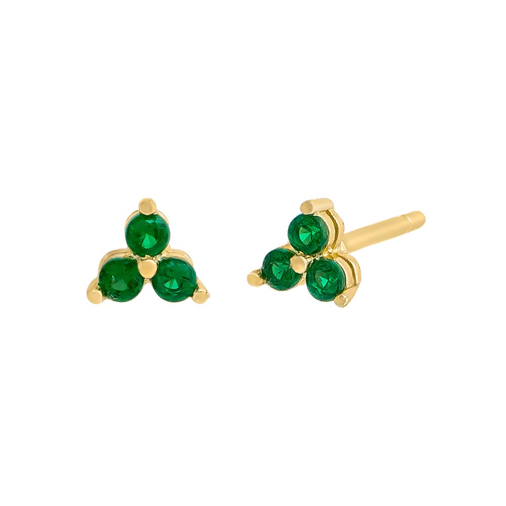  Tiny CZ Cluster Stud Earring - Adina's Jewels