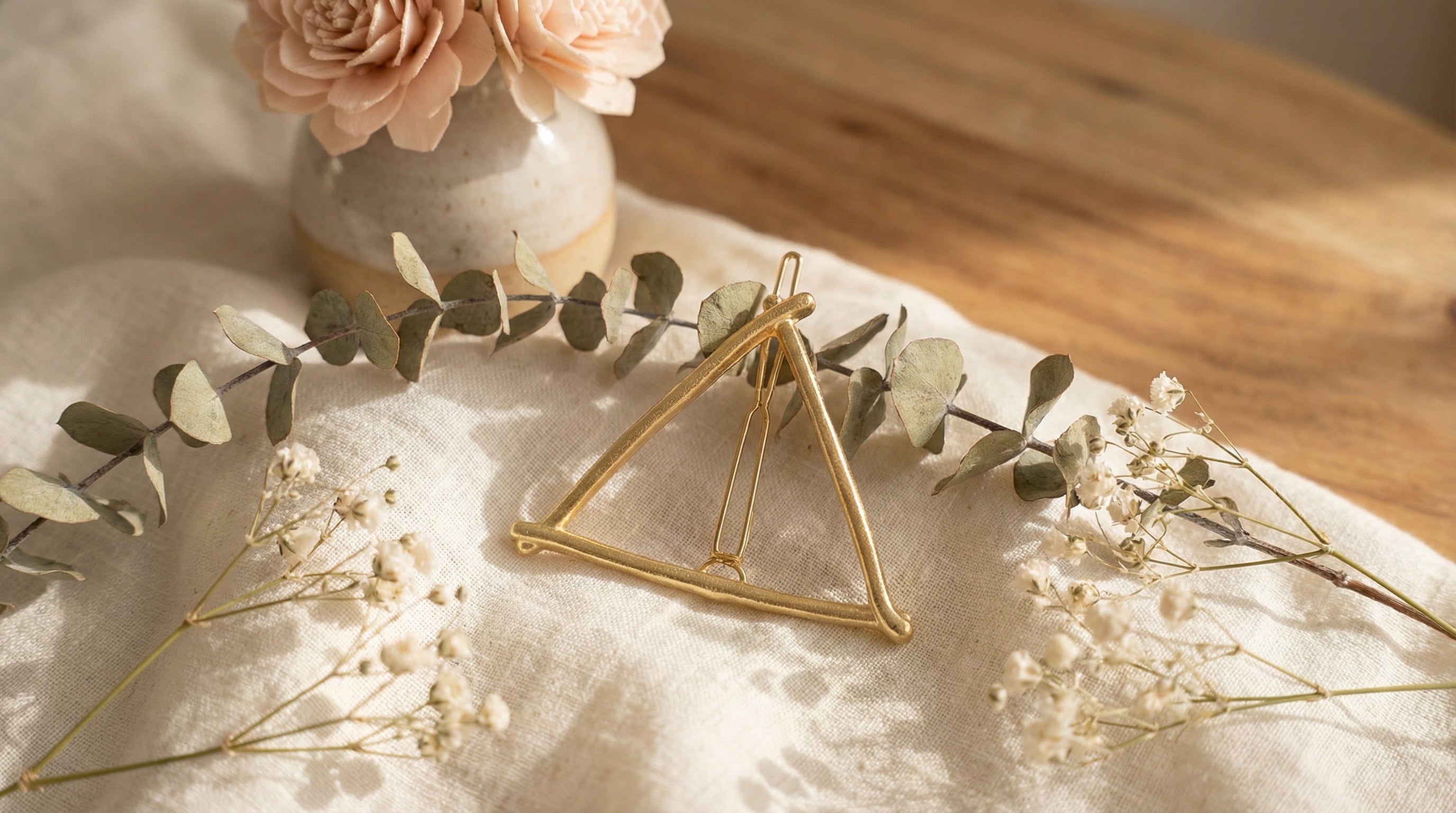 Gold Triangle Hair Clip - Charming Charlie
