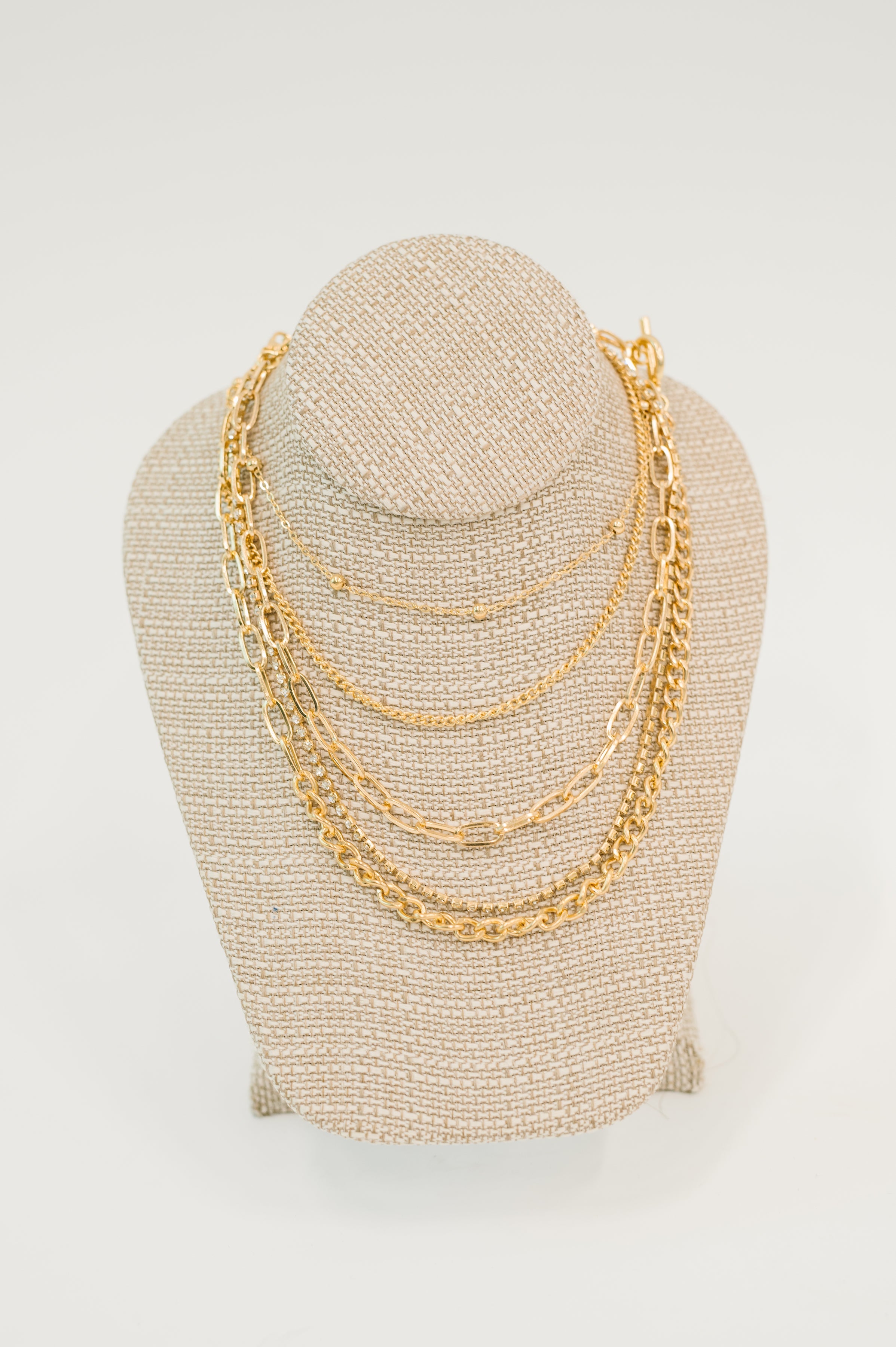 Golden Hour Links Everyday Set in Gold - Charming Charlie