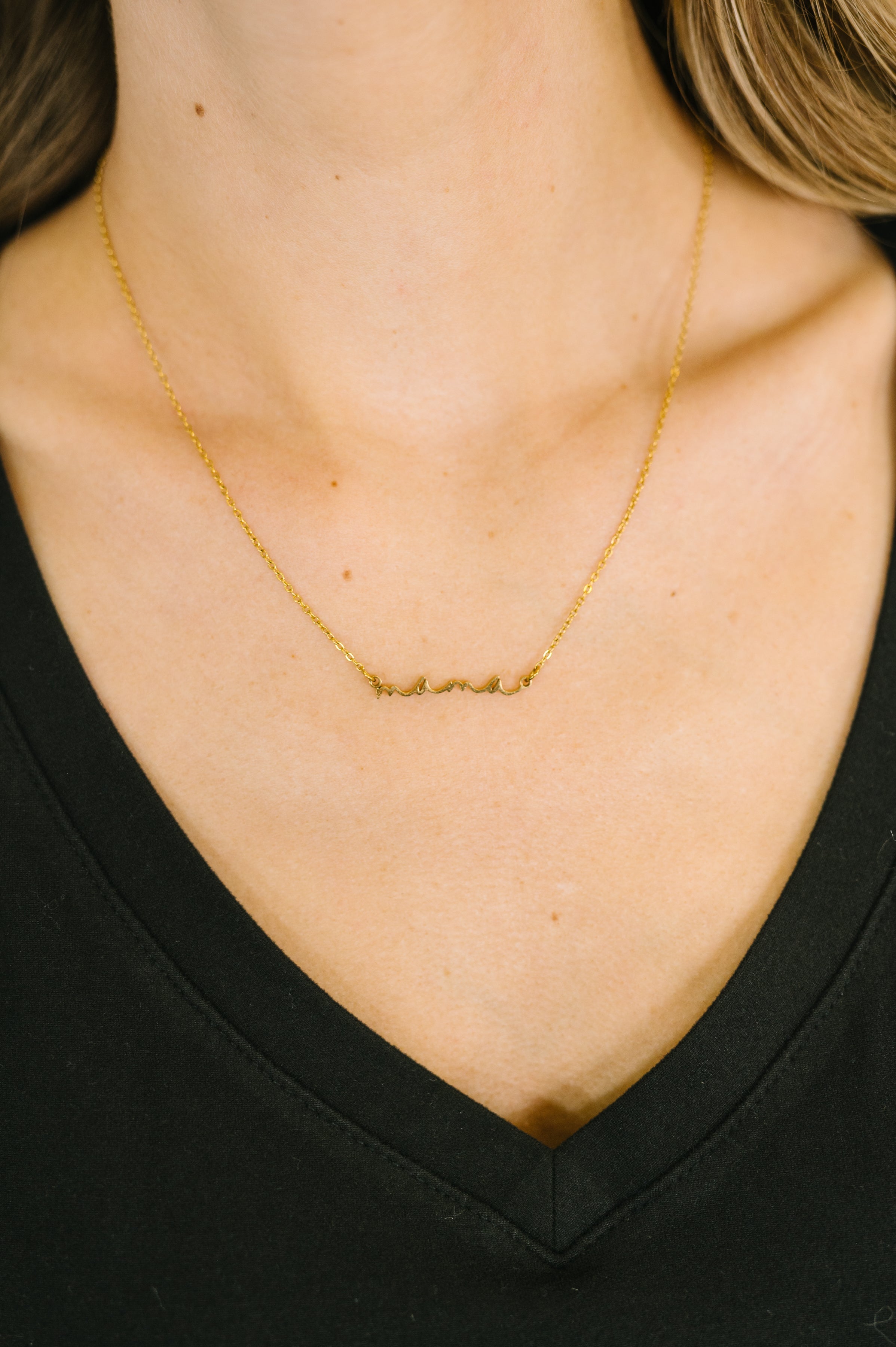 Golden Mama Necklace - Charming Charlie