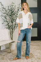 Good For Me Collared Knit Top - Charming Charlie