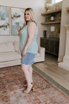 Good For You Ruffle Detail Tank - Charming Charlie