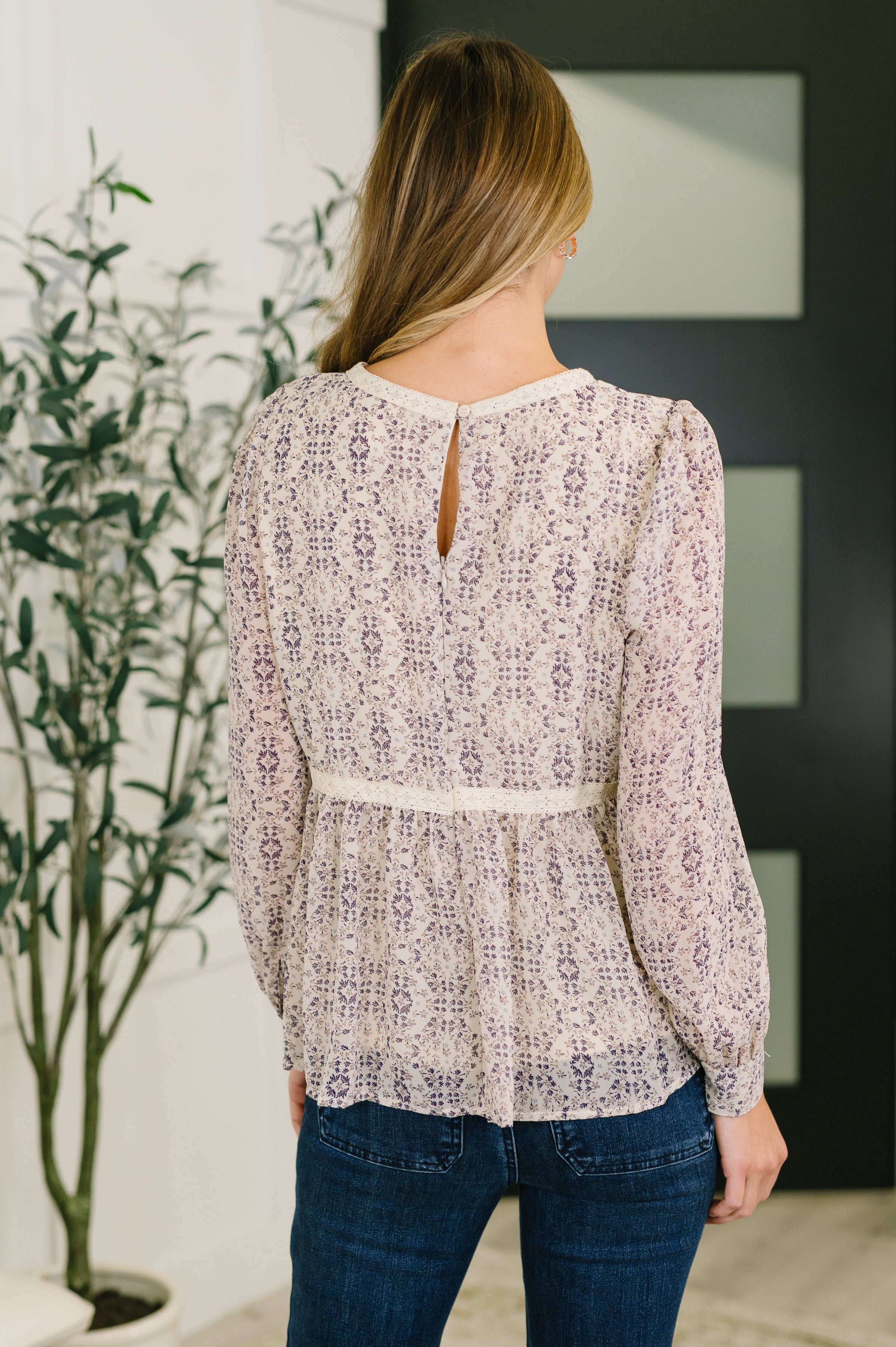 Gorgeous Girl Floral Peplum Blouse - Charming Charlie