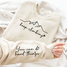 Keep Climbing Sweatshirt in Three Colors - Charming Charlie