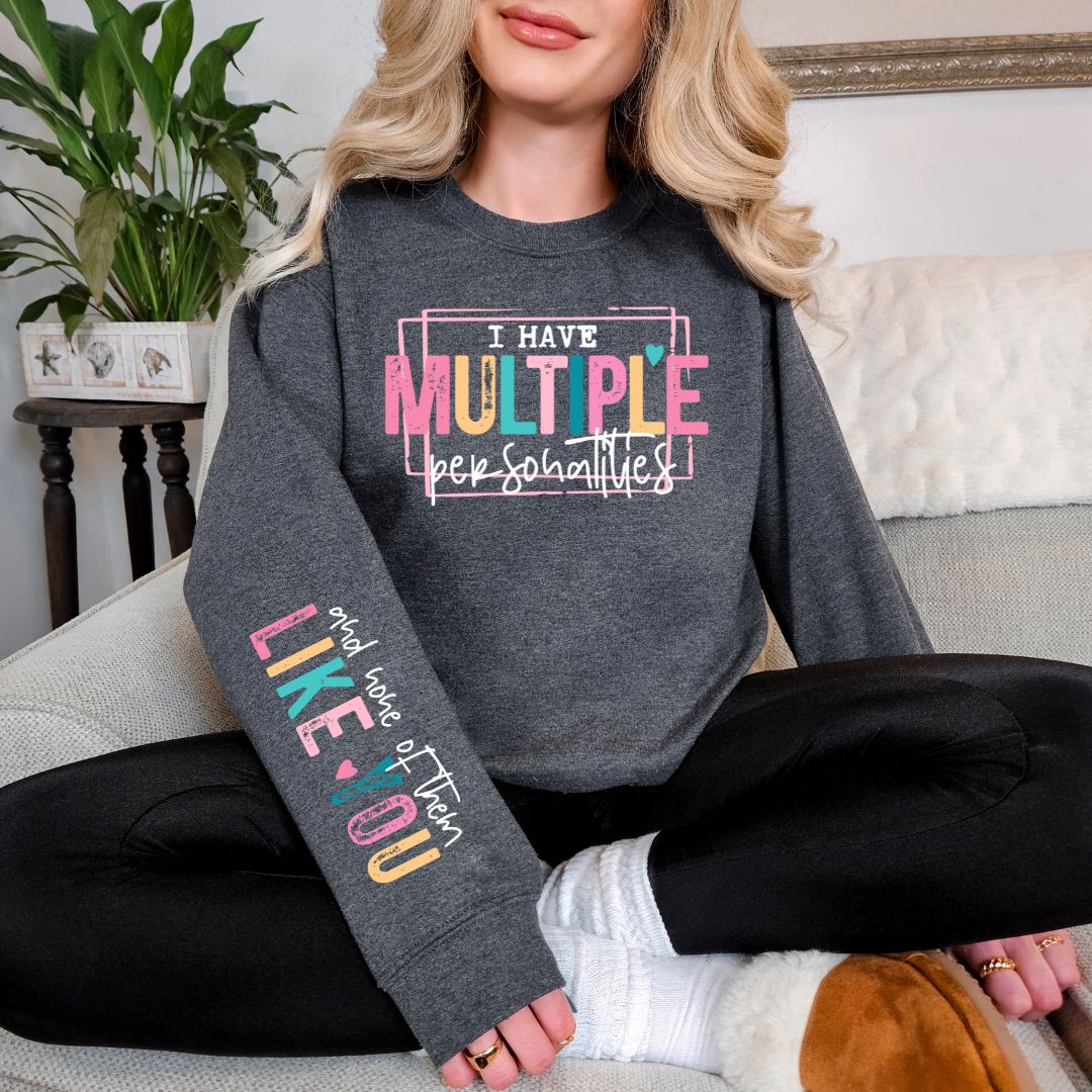 Multiple Personalities Sweatshirt in Three Colors - Charming Charlie