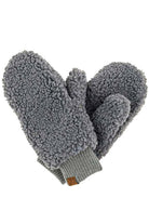 Gray C C Sherpa Mitten Gloves, are a smart, eye-catching, and attractive addition to your outfit. These trendy gloves keep you absolutely warm and toasty in the winter and cold weather outside. Accessorize the fun way with these gloves. It's the autumnal touch you need to finish your outfit in style. A pair of these gloves will be a nice gift for your family, friends, anyone you love, and even yourself.