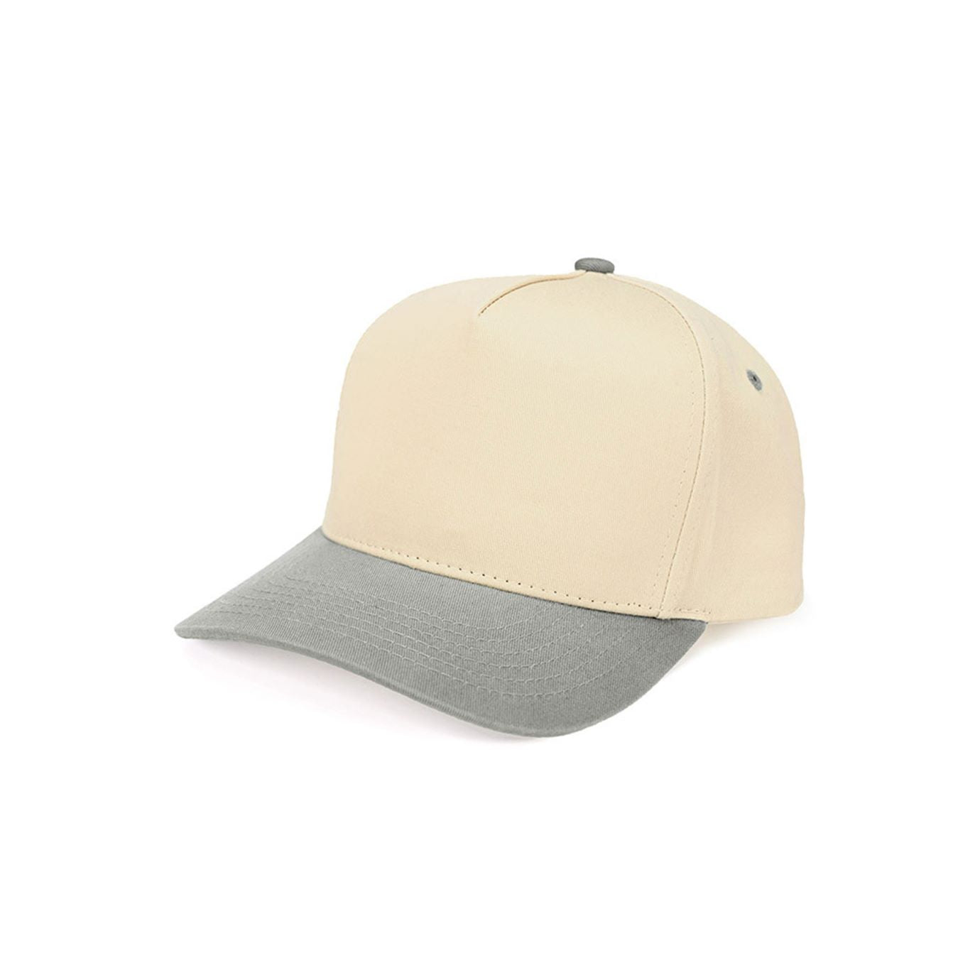 Gray This C.C Two Tone Trucker Hat is the definition of understated cool. Crafted from breathable canvas with a structured crown and curved brim, it's the perfect throw-on-and-go hat for everyday errands, long drives, or laid-back weekends. The two-tone color block design adds a modern twist, while the adjustable snapback ensures all-day comfort and fit.