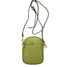 Green Small Crossbody mobile Phone Purse Bag for Women, This gorgeous Purse is going to be your absolute favorite new purchase! It features with adjustable and detachable handle strap, upper zipper closure with a double pocket. Ideal for keeping your money, bank cards, lipstick, coins, and other small essentials in one place. It's versatile enough to carry with different outfits throughout the week. It's perfectly lightweight to carry around all day with all handy items altogether.