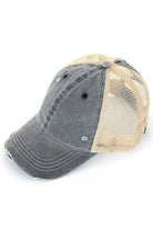 Grey C.C BASEBALL PONYCAP offers a stylish and functional addition to your wardrobe. Made with high-quality materials, it provides both comfort and durability. Its versatile design allows for easy styling and its adjustable strap ensures a perfect fit. A must-have for any fashion-forward individual.
