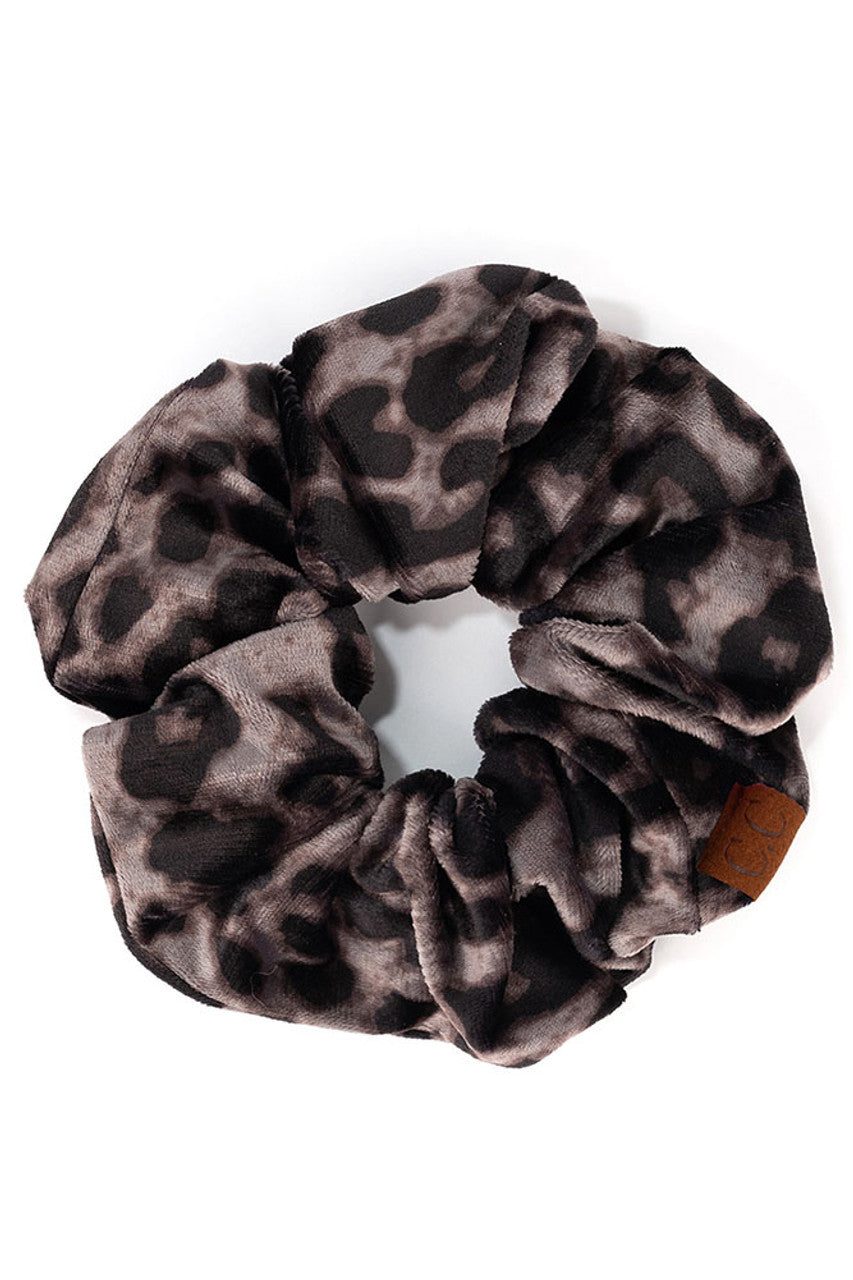 Grey C.C Leopard Velvet Scrunchies are the perfect addition to your hair accessory collection. Made with luxurious velvet material, these scrunchies provide a soft and comfortable hold for all hair types. With their trendy leopard print design, they add a touch of style to any outfit. Upgrade your hair game with these must-have scrunchies!