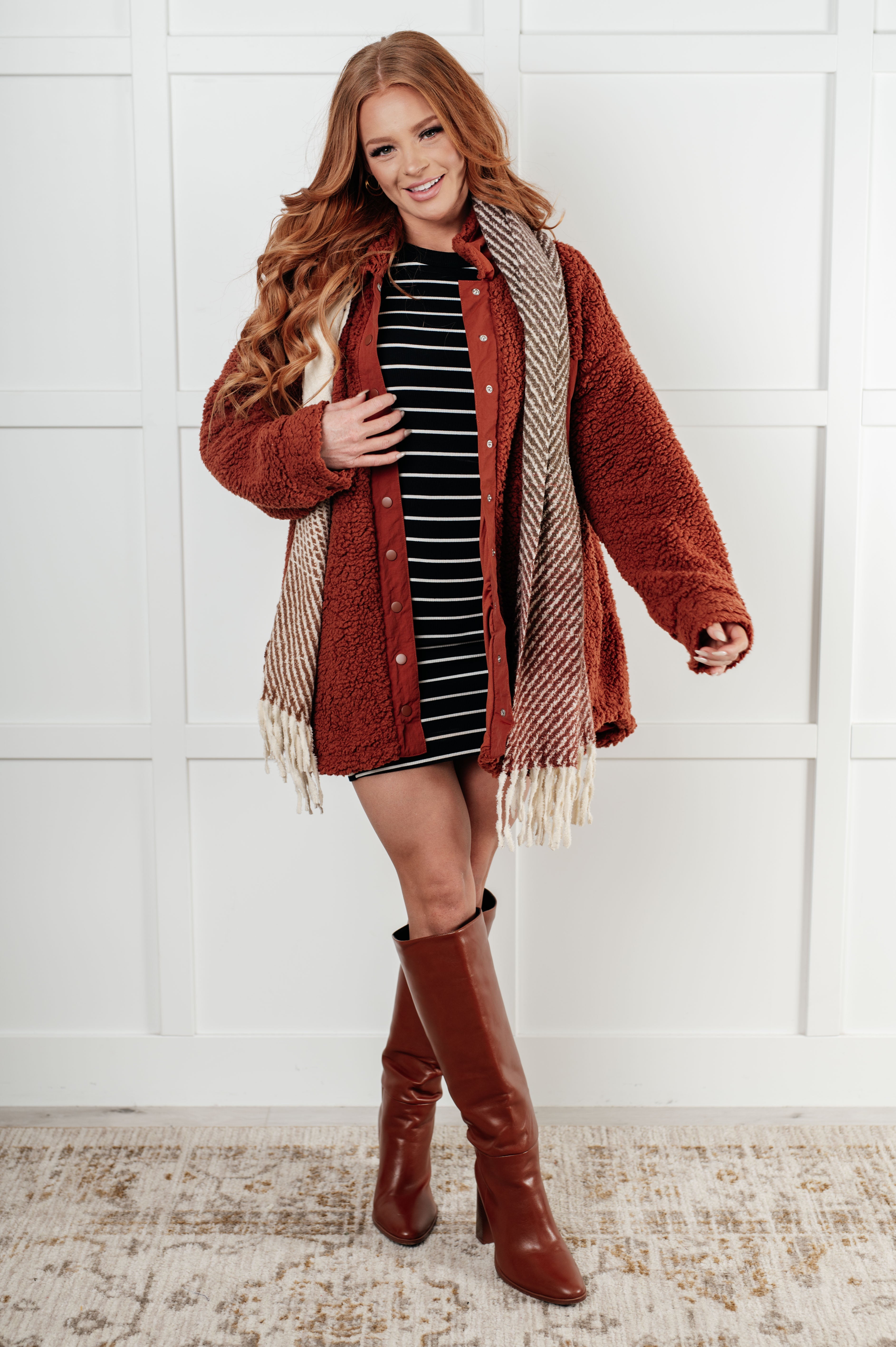 Growing Up Great Sherpa Jacket - Charming Charlie