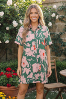 Summer Vacation Floral Shirt Dress - Charming Charlie