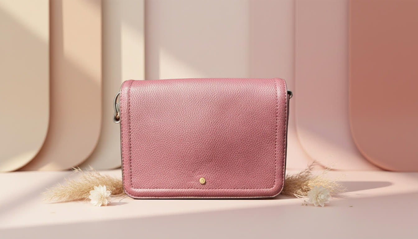 Pink Leather Crossbody Bag - Charming Charlie