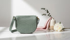 Sage Green Woven Crossbody Bag - Charming Charlie