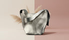 Elegant Metallic Tote with Wide Strap - Charming Charlie