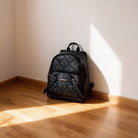 Black Quilted Mini Backpack - Charming Charlie