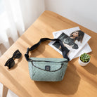 Mint Green Quilted Belt Bag - Charming Charlie